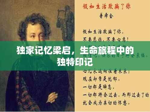 独家记忆梁启,生命旅程中的独特印记