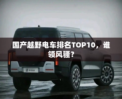 国产越野电车排名TOP10,谁领风骚?