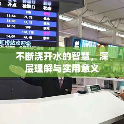 不断浇开水的智慧，深层理解与实用意义