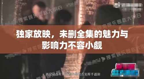 独家放映，未删全集的魅力与影响力不容小觑