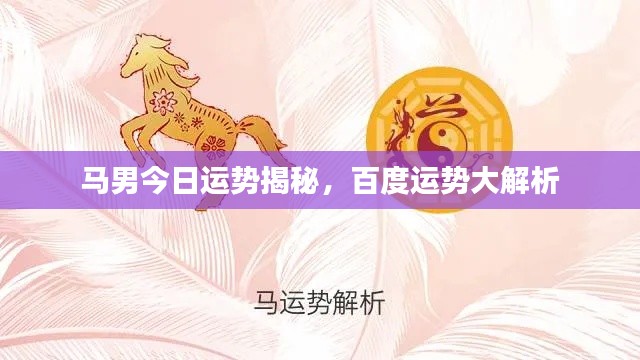 马男今日运势揭秘，百度运势大解析