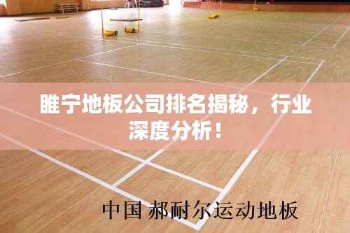睢宁地板公司排名揭秘,行业深度分析!